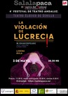 CARTEL TEATRO-LA VIOLACIN DE LUCRECIA- 3 DE MAYO 2024